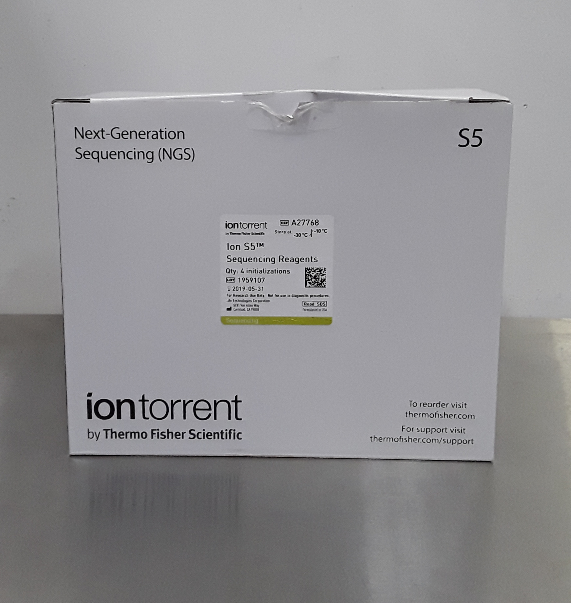 REUZEit - Thermo Fisher Scientific Ion S5 Sequencing Reagents A27768 ...